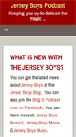 Mobile Screenshot of jerseyboyspodcast.com